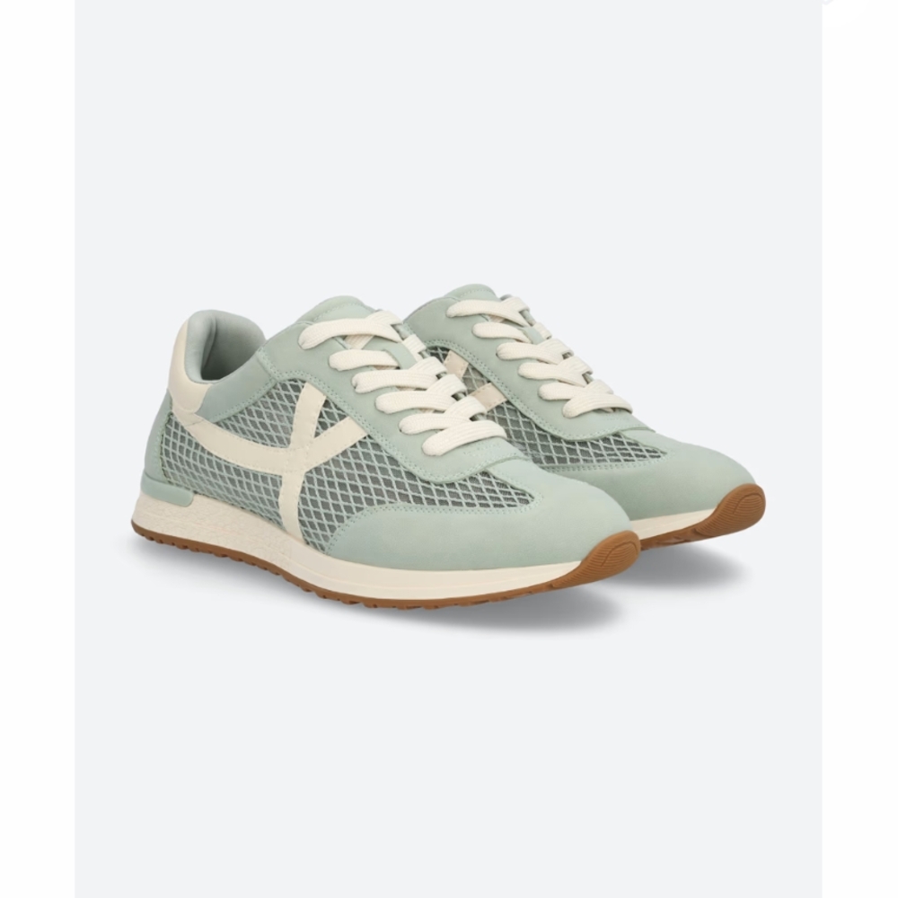 NEW DV By Dolce Vita Sneakers in Green and Cream